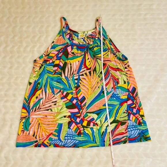 EUC- C&C California Colorful Linen Tank and Shorts Set- Medium - Picture 6 of 16